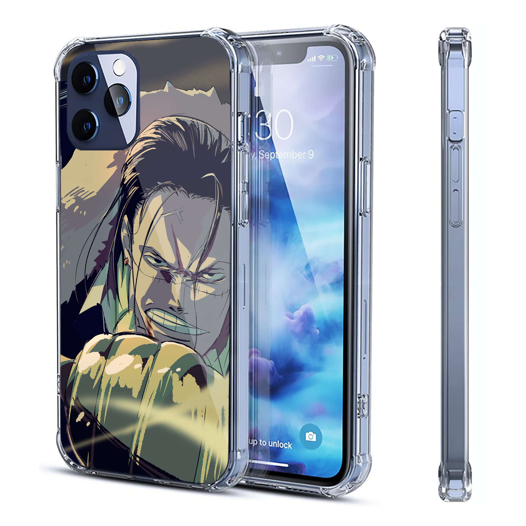 （画像用） ワンピース ONE PIECE 【iPhone 12シリーズ対応】透明スマホケース（クリアソフトケース）